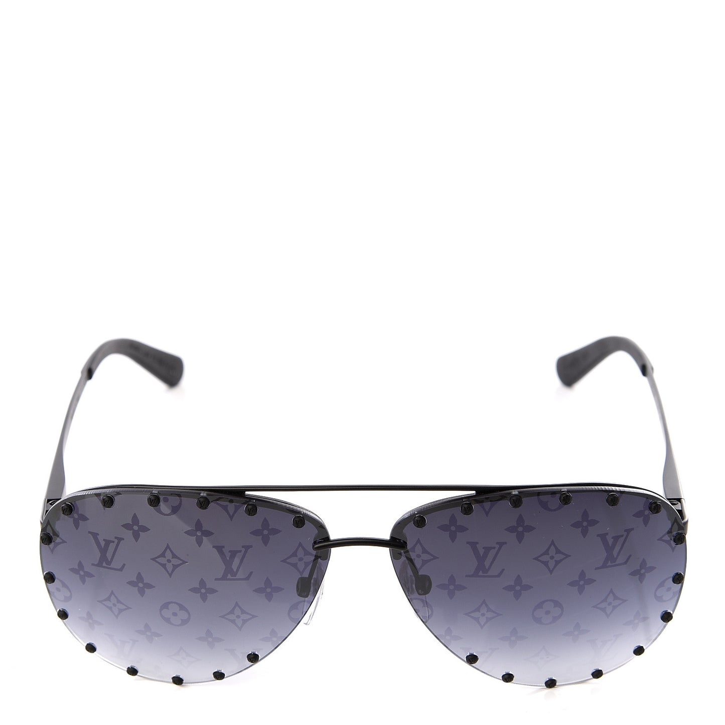 Monogram The Party Aviator Sunglasses Z0971U Black