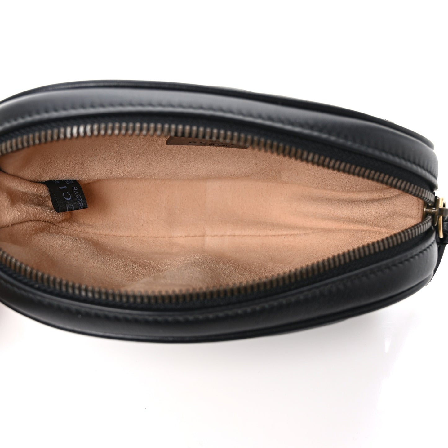 Calfskin Matelasse GG Marmont Belt Bag 85 34 Black