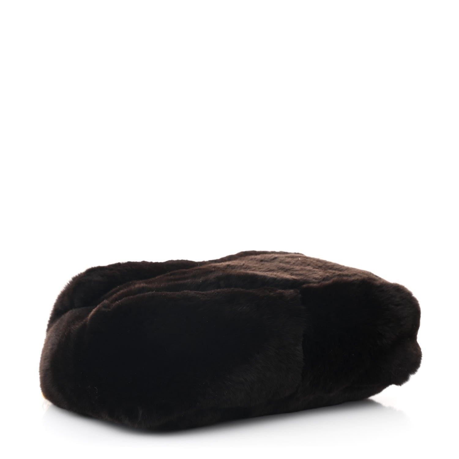 Chanel Rabbit Fur Flap Brown 4 of 10