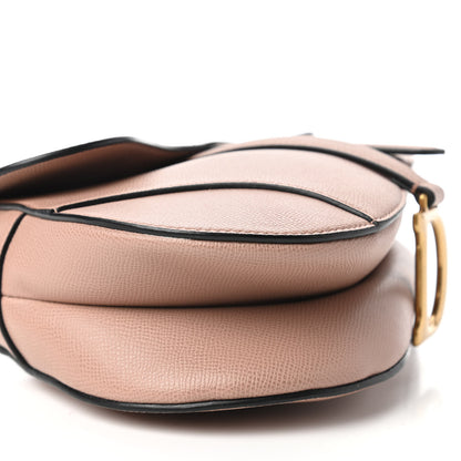 Christian Dior Grained Calfskin Saddle Bag Pink 6 of 10