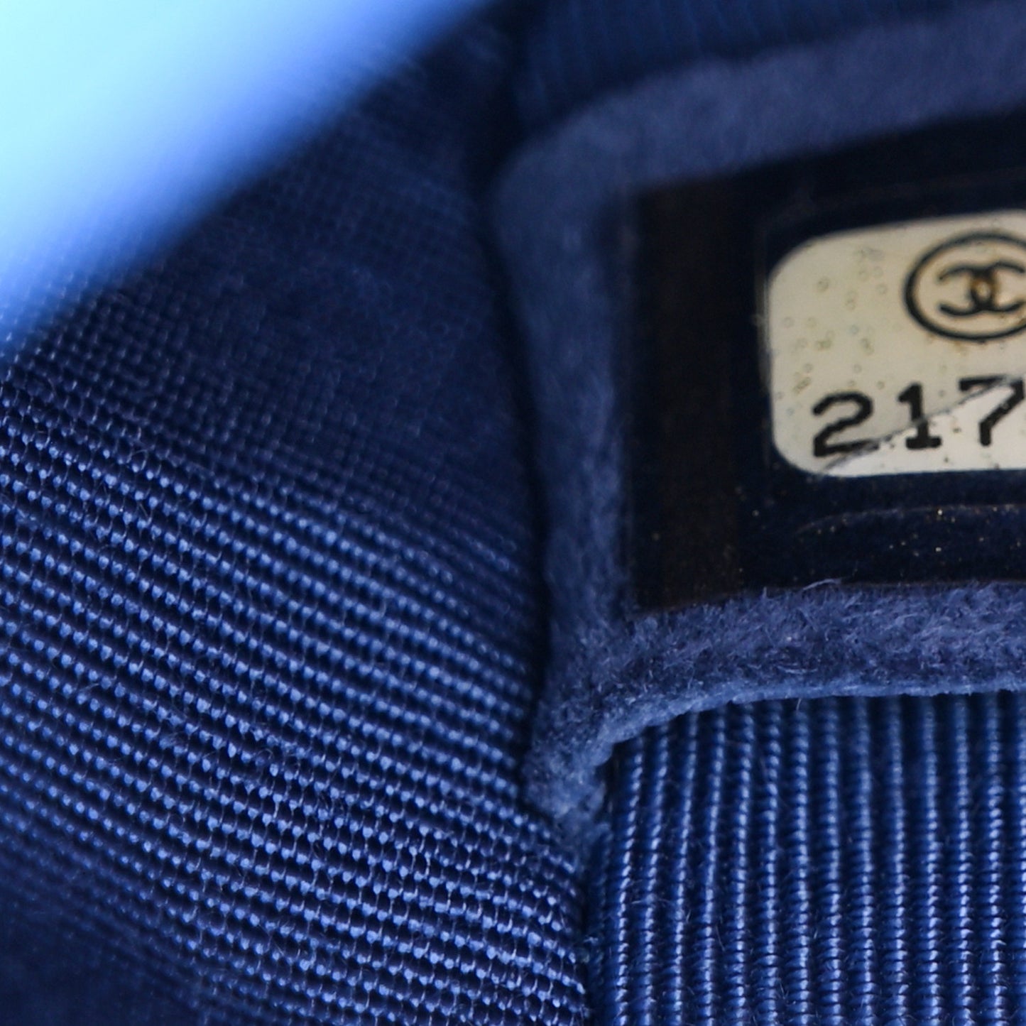 Lambskin Quilted Small Boy Flap Blue