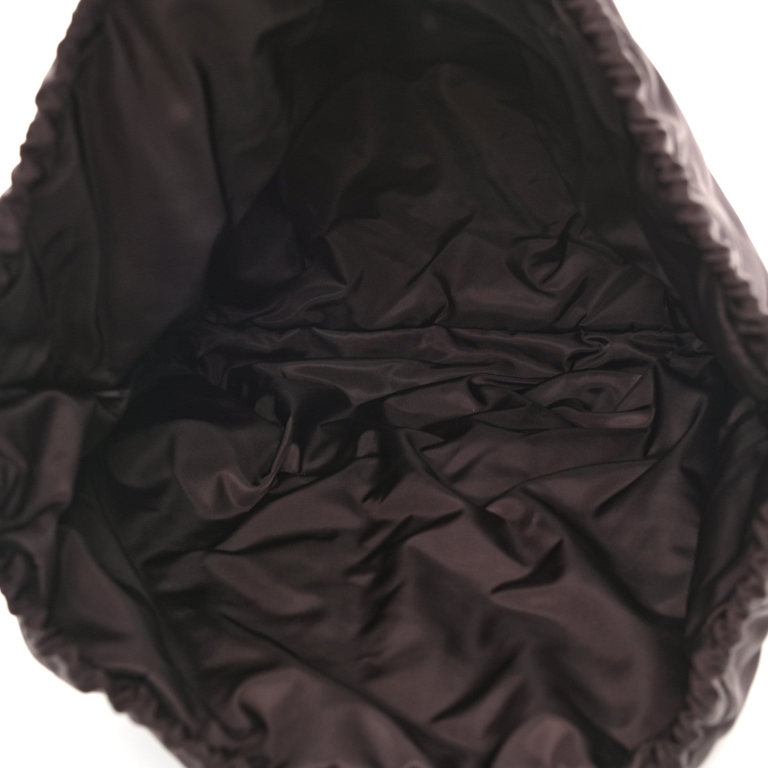 Bottega Veneta Calfskin Nylon Tape Bucket Bag Black 5 of 11