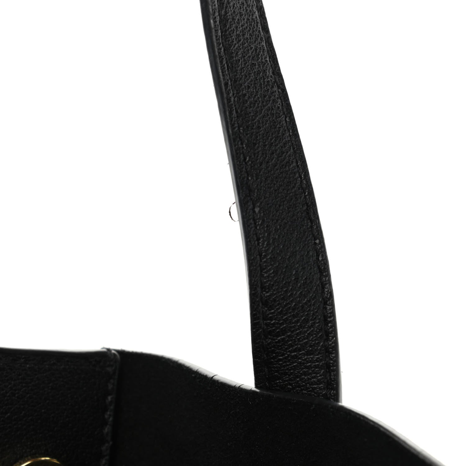 Saint Laurent Calfskin Toy Shopping Tote Black 8 of 10