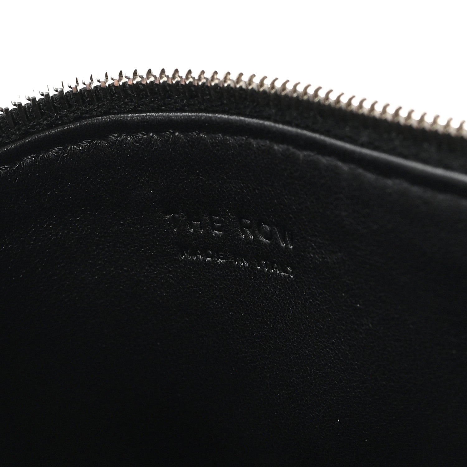 The Row Grained Calfskin 90's Bag Black 5 of 10