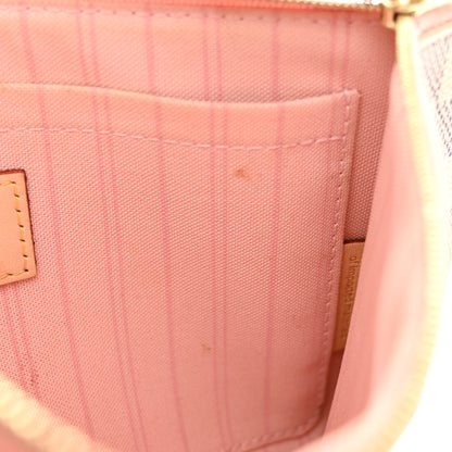 Louis Vuitton Damier Azur Neverfull MM GM Pochette Rose Ballerine 10 of 16