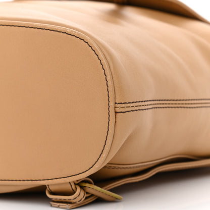 Chanel Lambskin CC Drawstring Backpack Beige 10 of 12