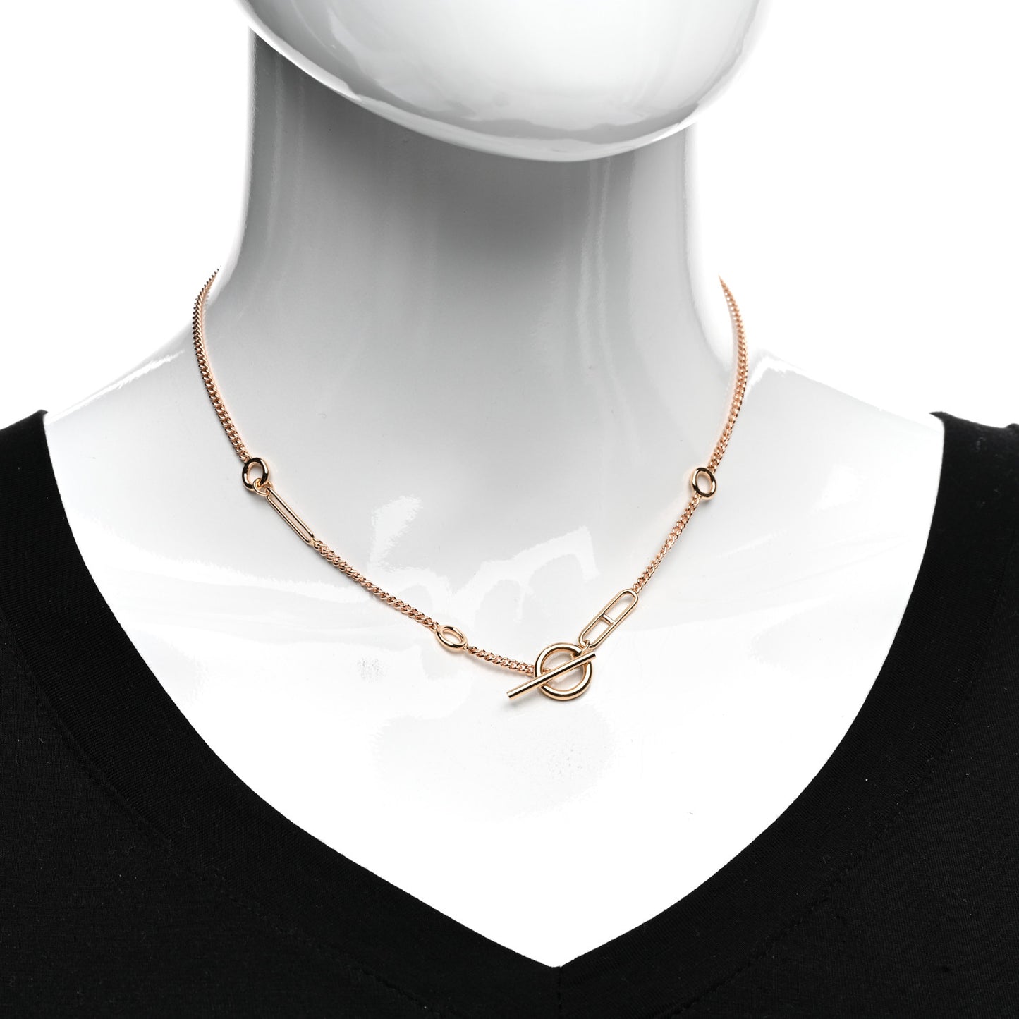 18K Rose Gold Echappee Necklace ST