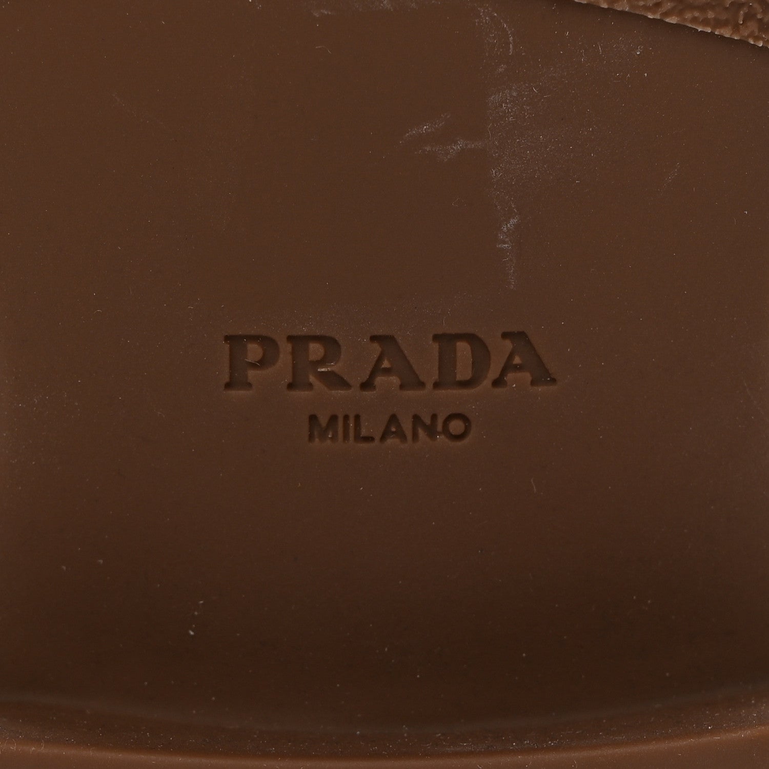 Prada Re-Nylon Spazzolato Rois Metal Triangle Logo Tall 50mm Combat Boots 36 Tobacco Brown 8 of 9