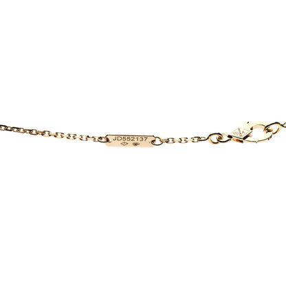 Van Cleef & Arpels 18K Yellow Gold Mother of Pearl Vintage Alhambra Pendant Necklace 3 of 5