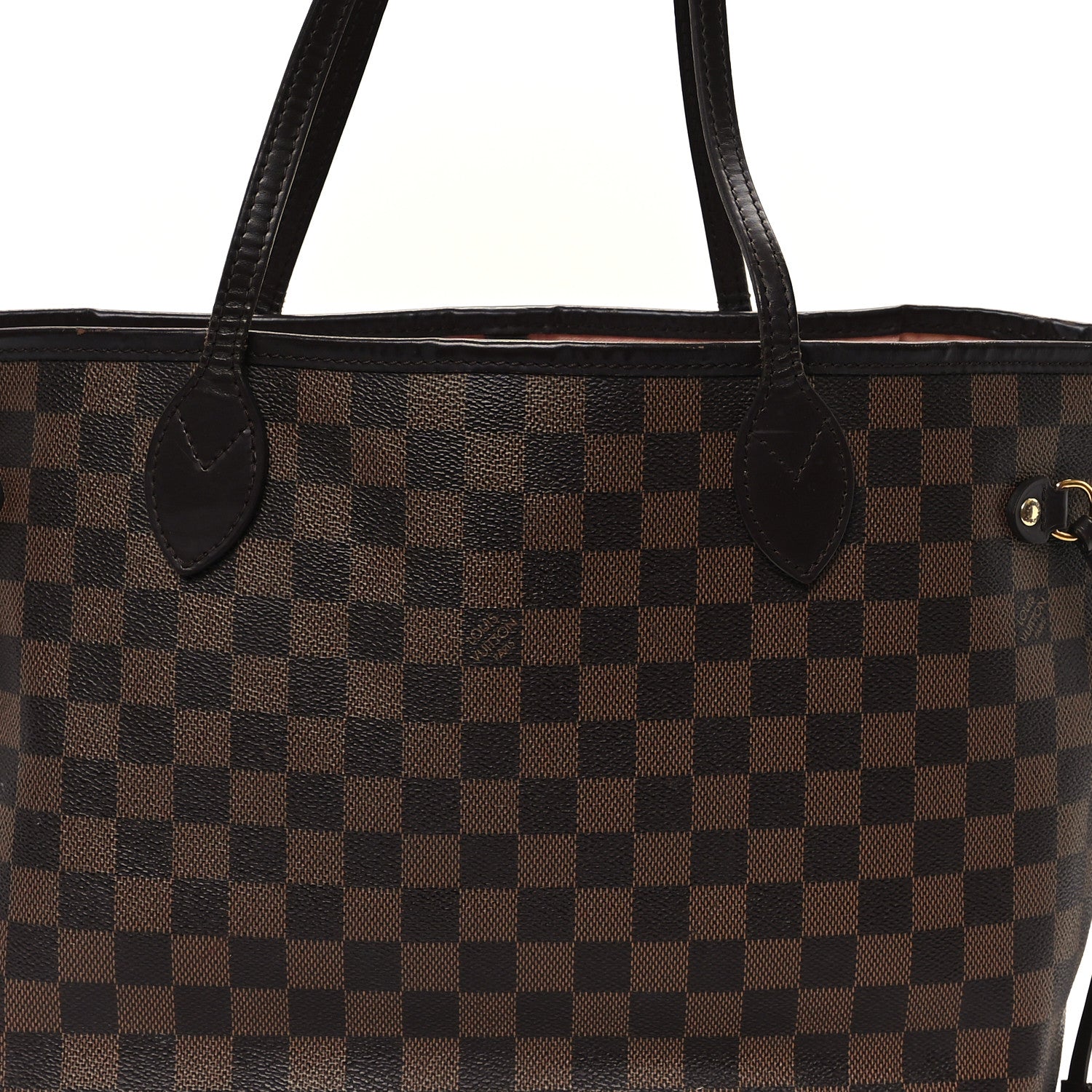 Louis Vuitton Damier Ebene Neo Neverfull MM Rose Ballerine 10 of 15