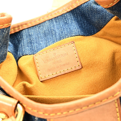 Louis Vuitton Monogram Denim Pleaty Blue 5 of 9