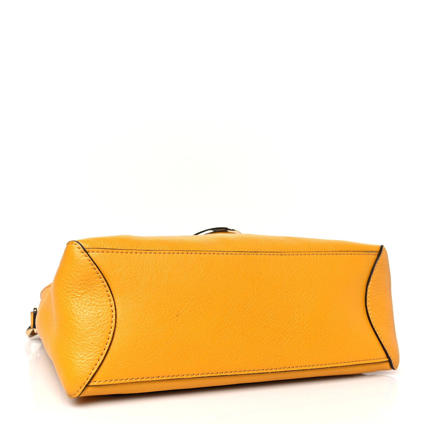 Calfskin Small Faye Day Shoulder Bag Dusty Yellow