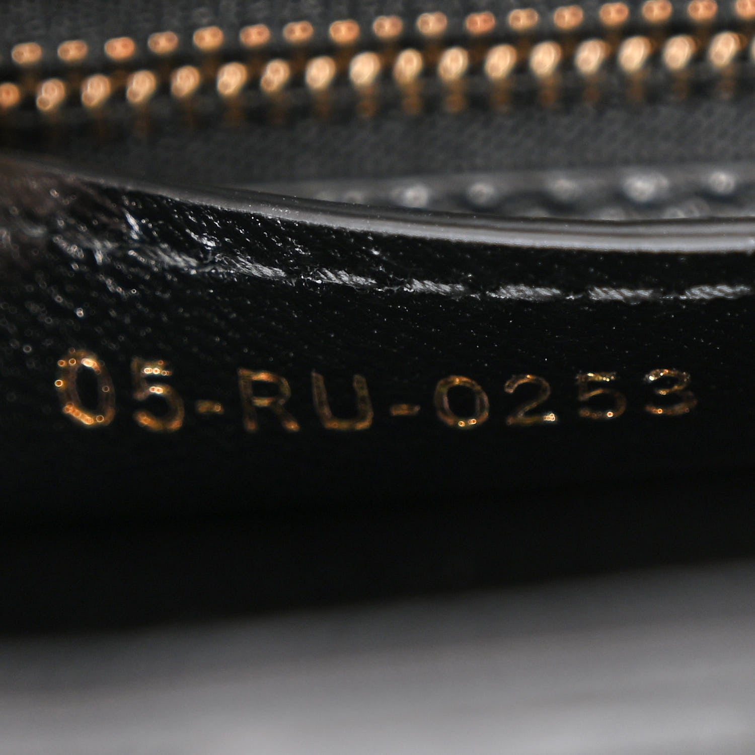 Christian Dior Crinkled Patent Lambskin Studded Saddle Bag With Strap Black 7 of 10