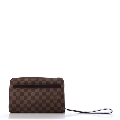 Louis Vuitton Damier Ebene Pochette Saint Louis Clutch 7 of 9