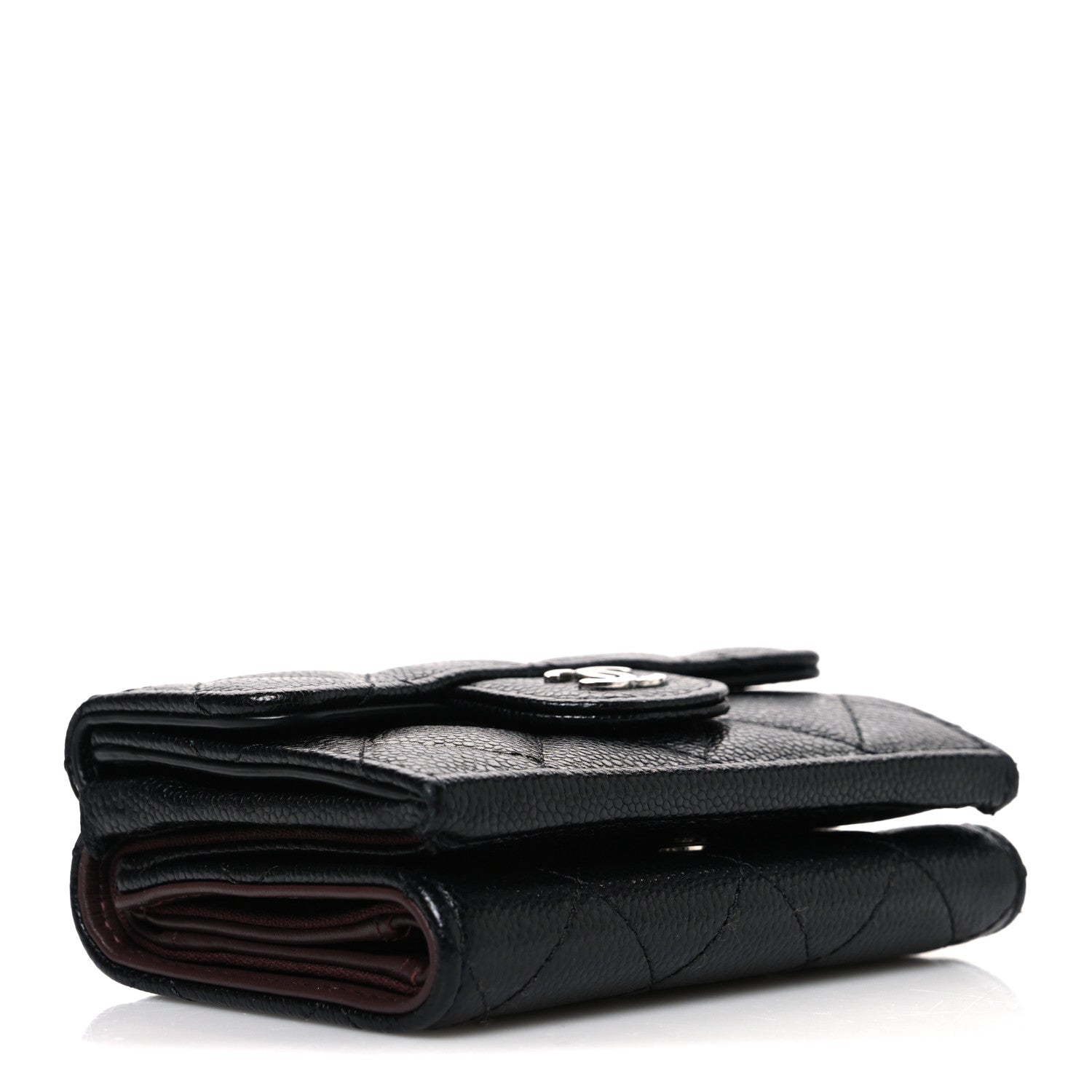 Chanel Caviar Quilted Double Flap Wallet Black 4 of 10