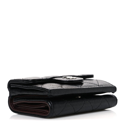 Chanel Caviar Quilted Double Flap Wallet Black 4 of 10