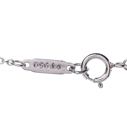 Tiffany Platinum Diamond Horseshoe Pendant Necklace 5 of 6