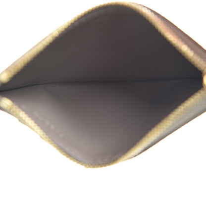 Celine Grained Calfskin Zipped Card Holder Pebble 5 of 10