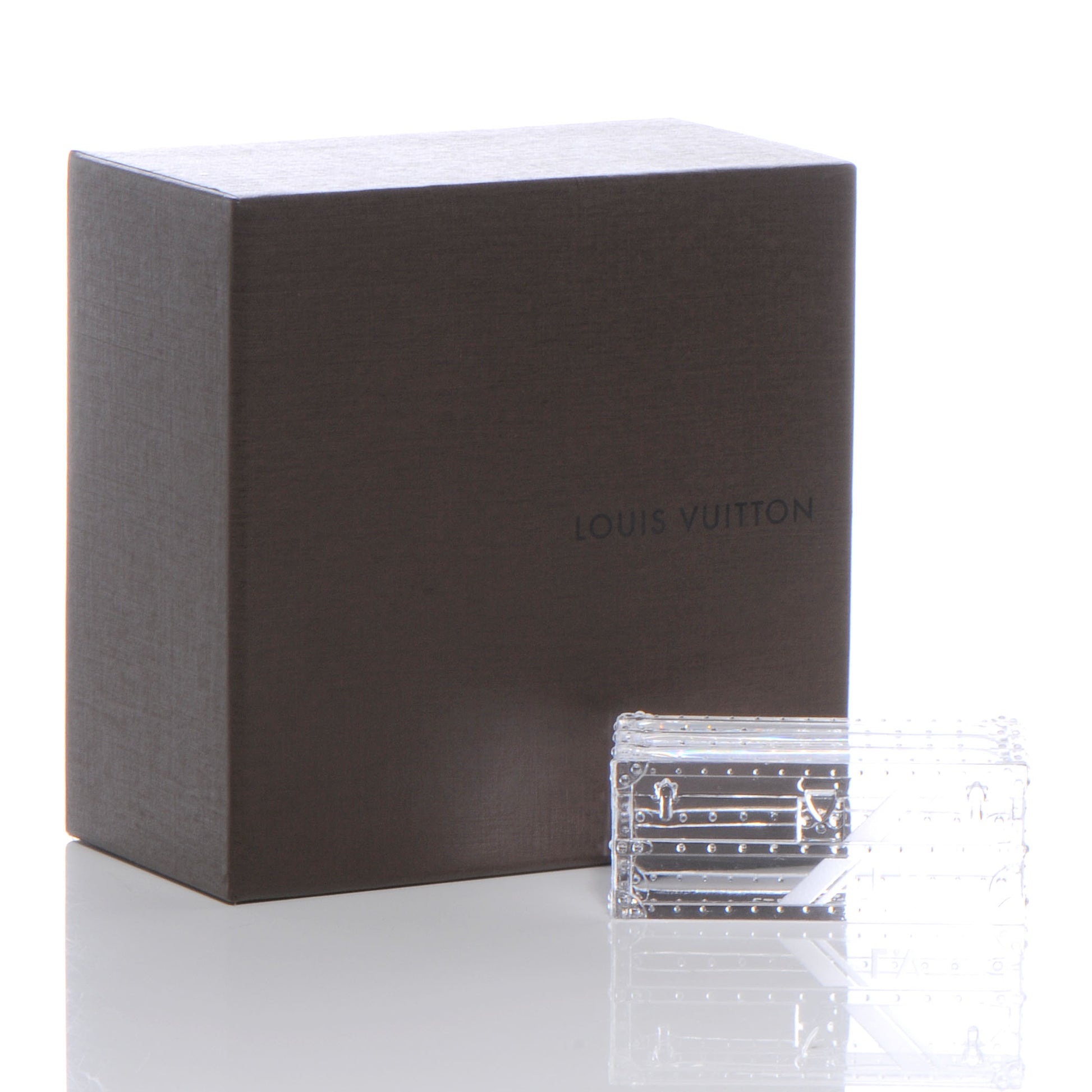 Louis Vuitton Crystal Trunk Paperweight VIP Gift 7 of 13