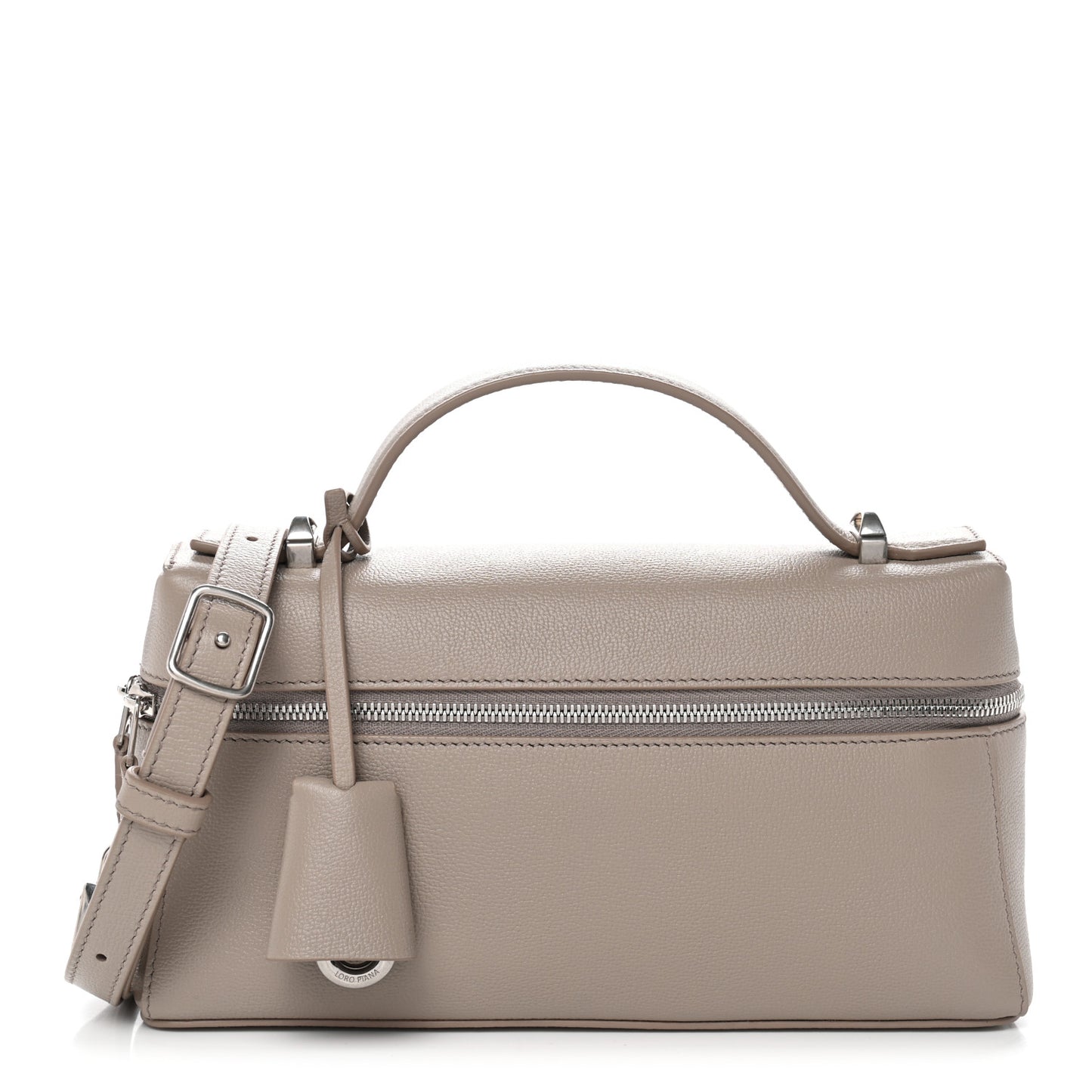 Linen Calfskin L23 Extra Bag Dove