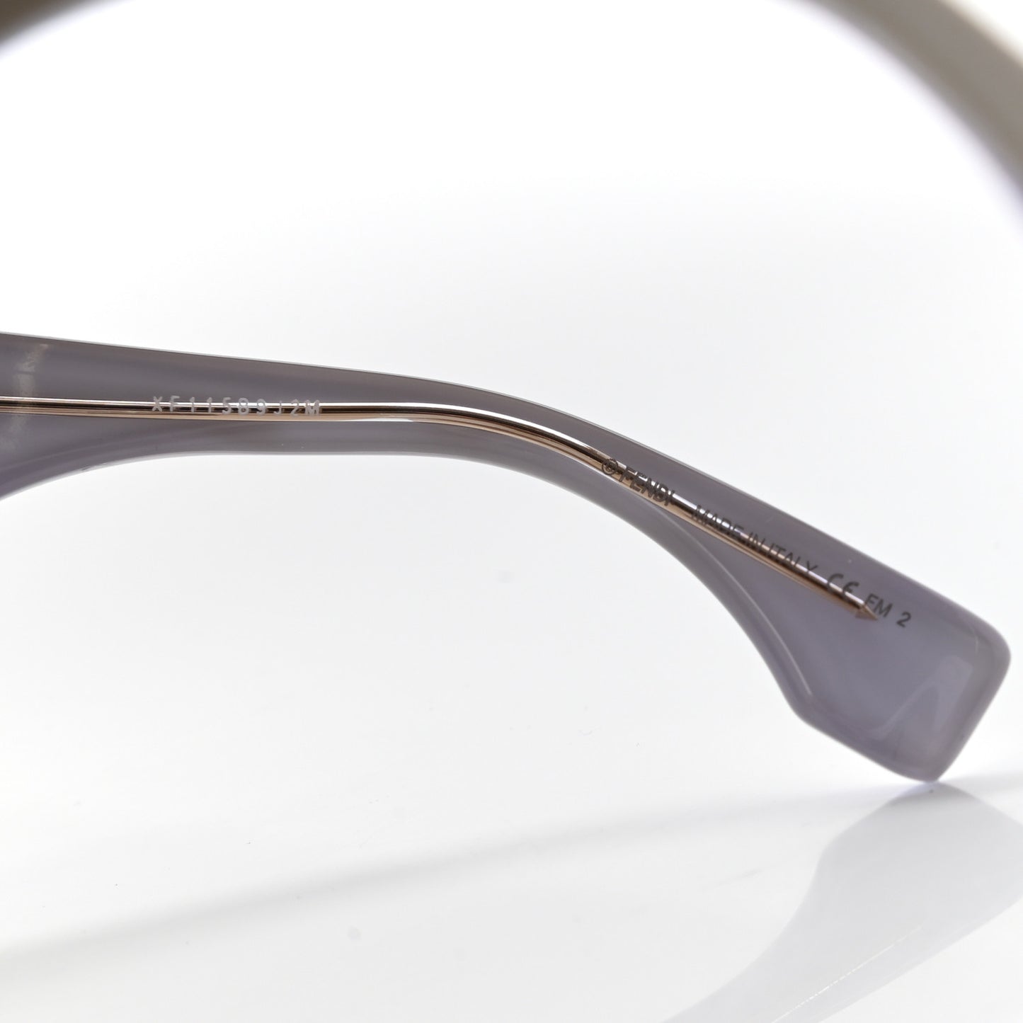 Acetate FF Sunglasses FF 0434/G/S White Gold