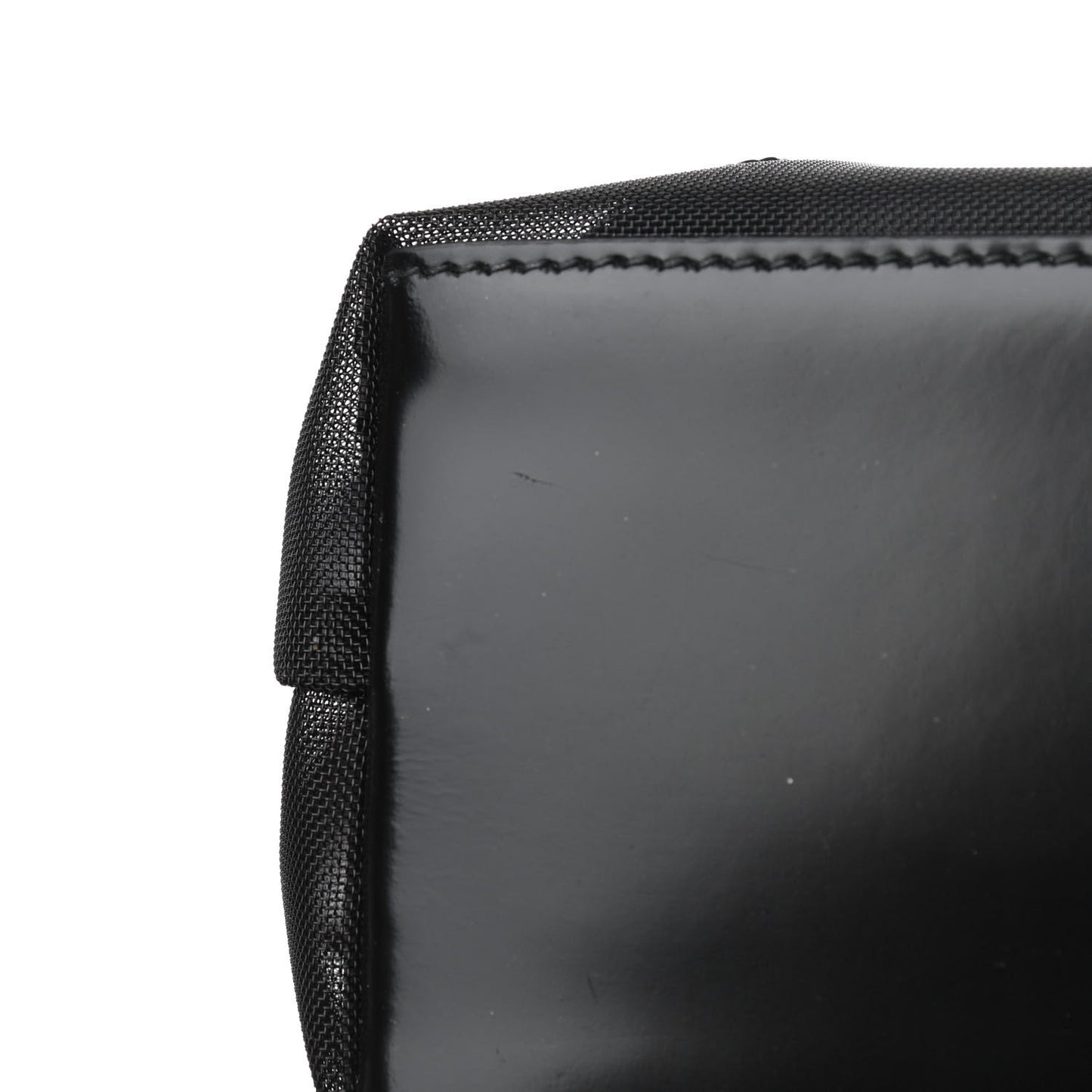 Mesh Sequin Polka-Dot Small Tote Bag Black