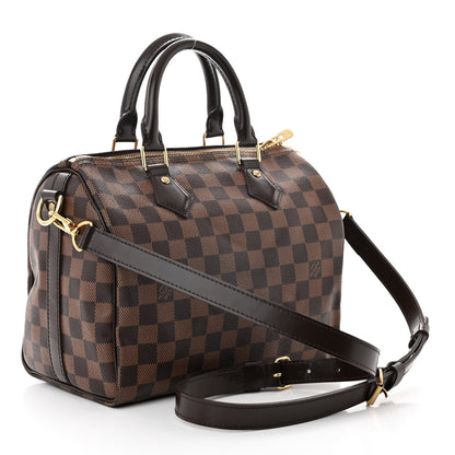 Louis Vuitton Damier Ebene Speedy Bandouliere 25 3 of 10