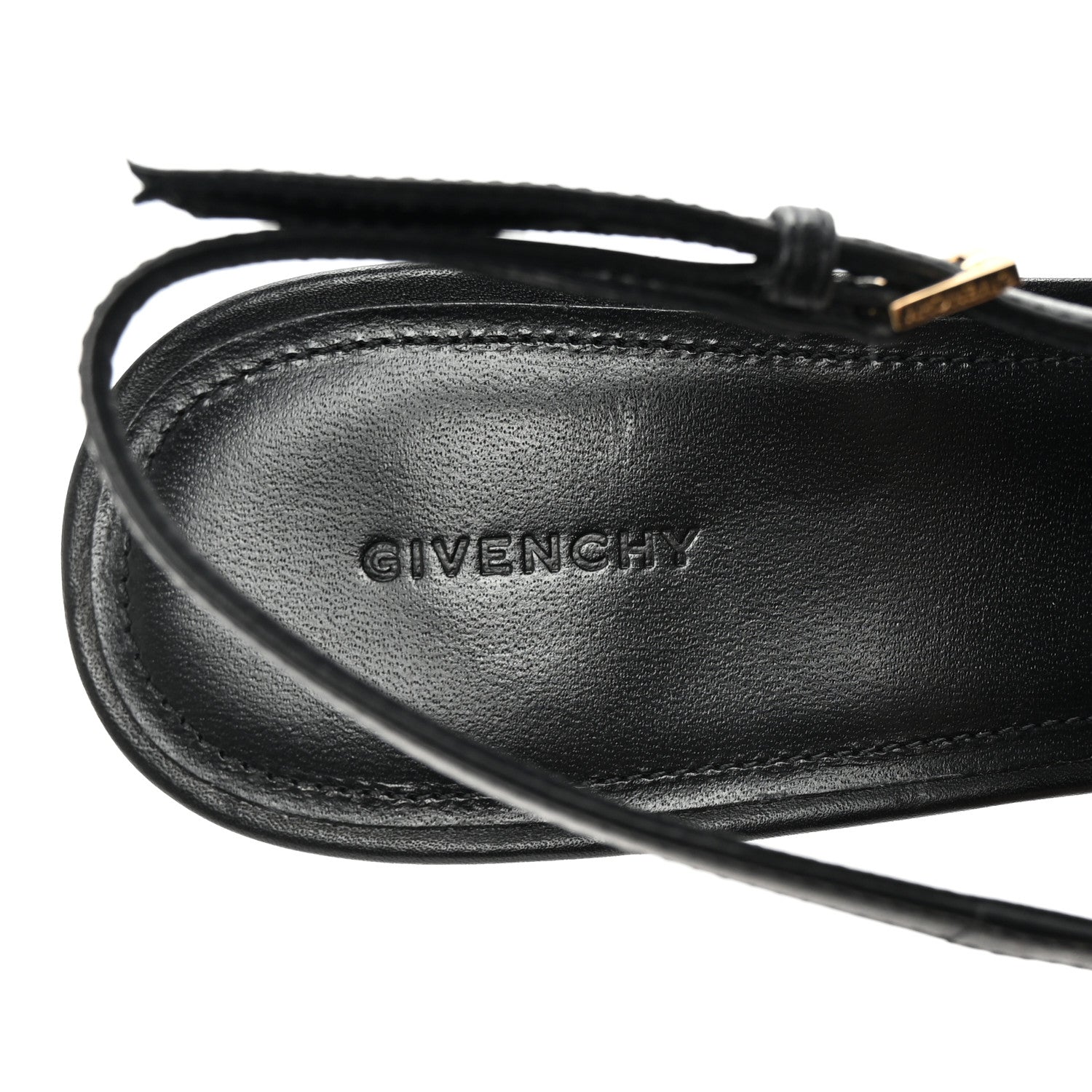 Givenchy Calfskin G Cube 50mm Slingback Pumps 39 Black 8 of 10