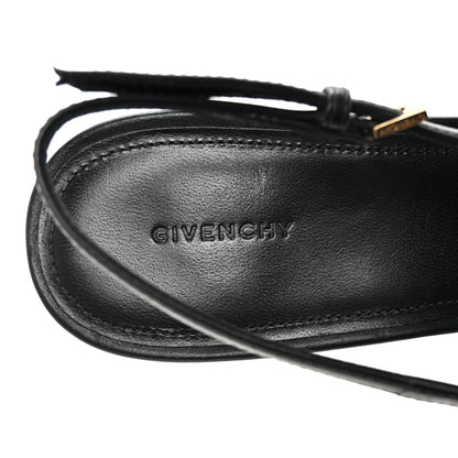 Givenchy Calfskin G Cube 50mm Slingback Pumps 39 Black 8 of 10