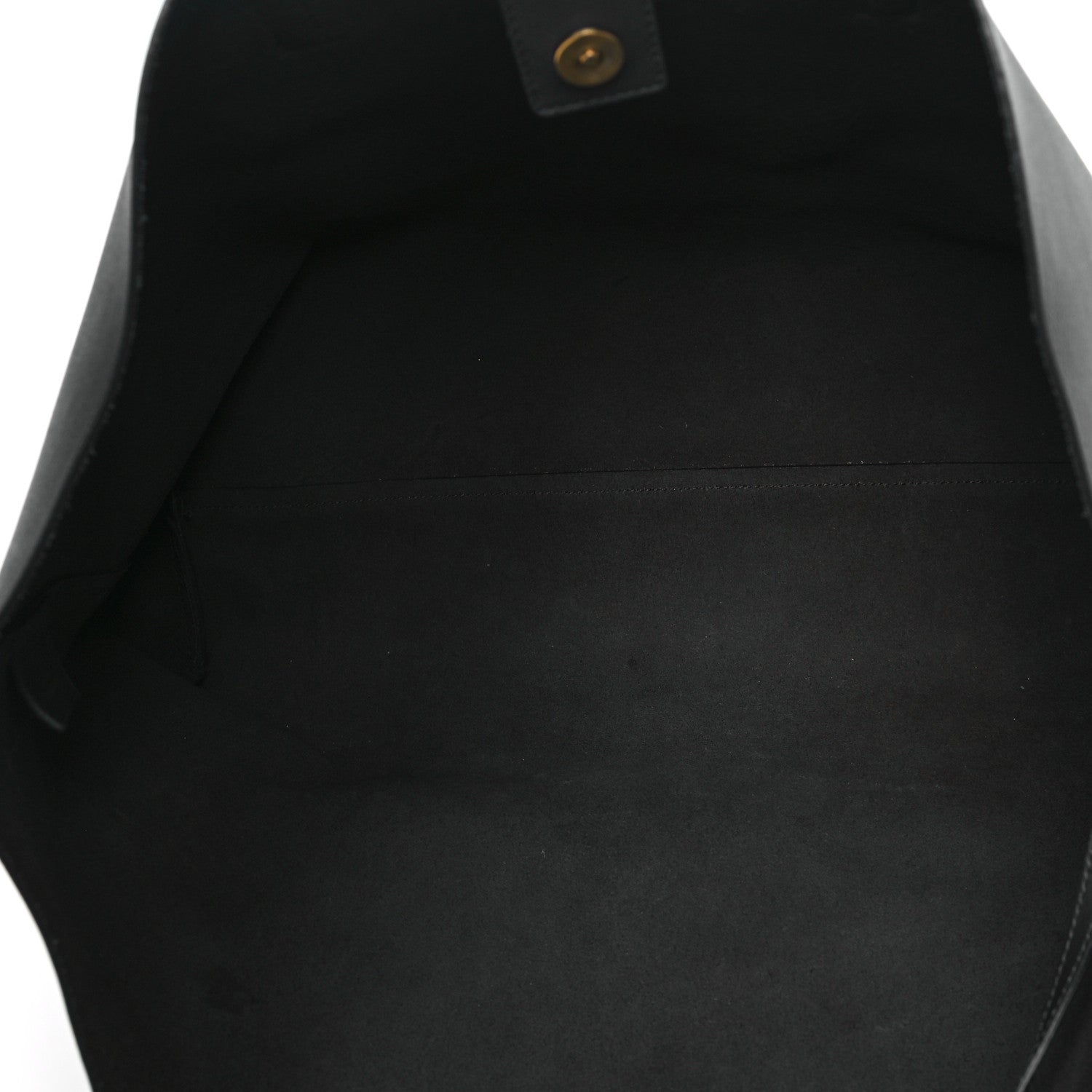 Saint Laurent Calfskin Large Shopping Tote Coal 6 of 11