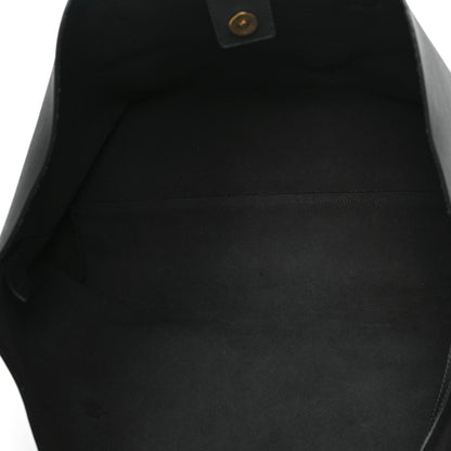 Saint Laurent Calfskin Large Shopping Tote Coal 6 of 11