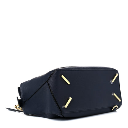 Loewe Calfskin Medium Puzzle Bag Midnight Blue Black 4 of 13