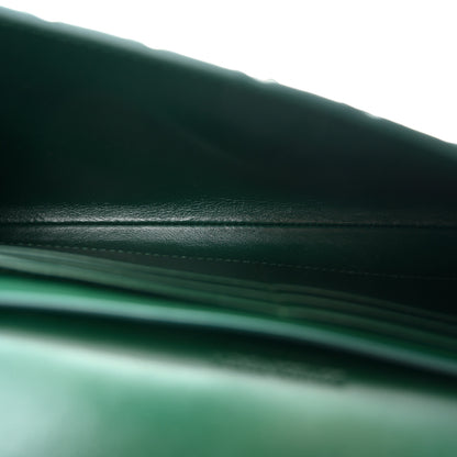 Bottega Veneta Nappa Intrecciato Long Andiamo Top Handle Clutch Emerald Green 5 of 7