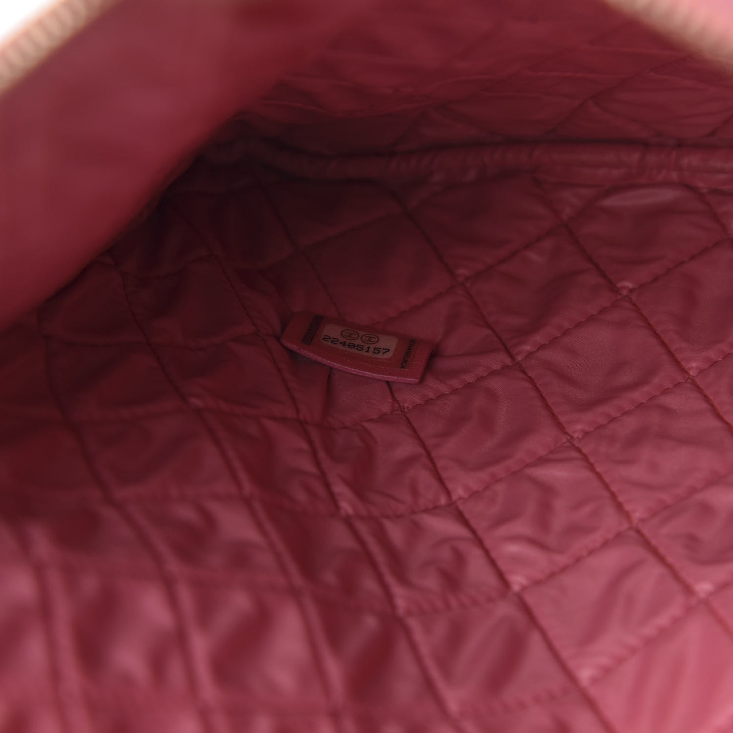 Lambskin Patchwork Large Cosmetic Case Multicolor