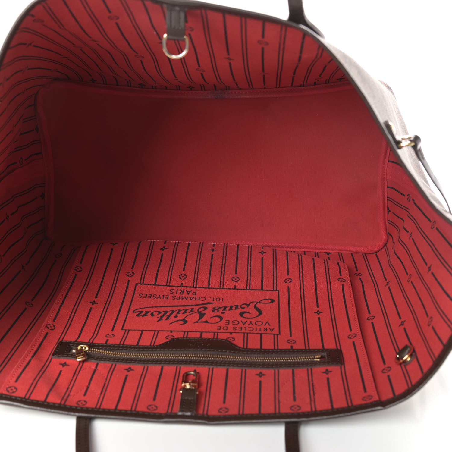 Louis Vuitton Damier Ebene Neverfull GM 5 of 9