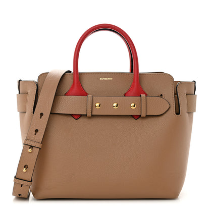 Burberry Soft Grain Calfskin Small Belt Bag Camel Red 1 of 14