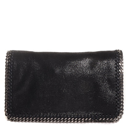 Stella McCartney Faux Leather Shaggy Deer Falabella Crossbody Bag Black 1 of 9