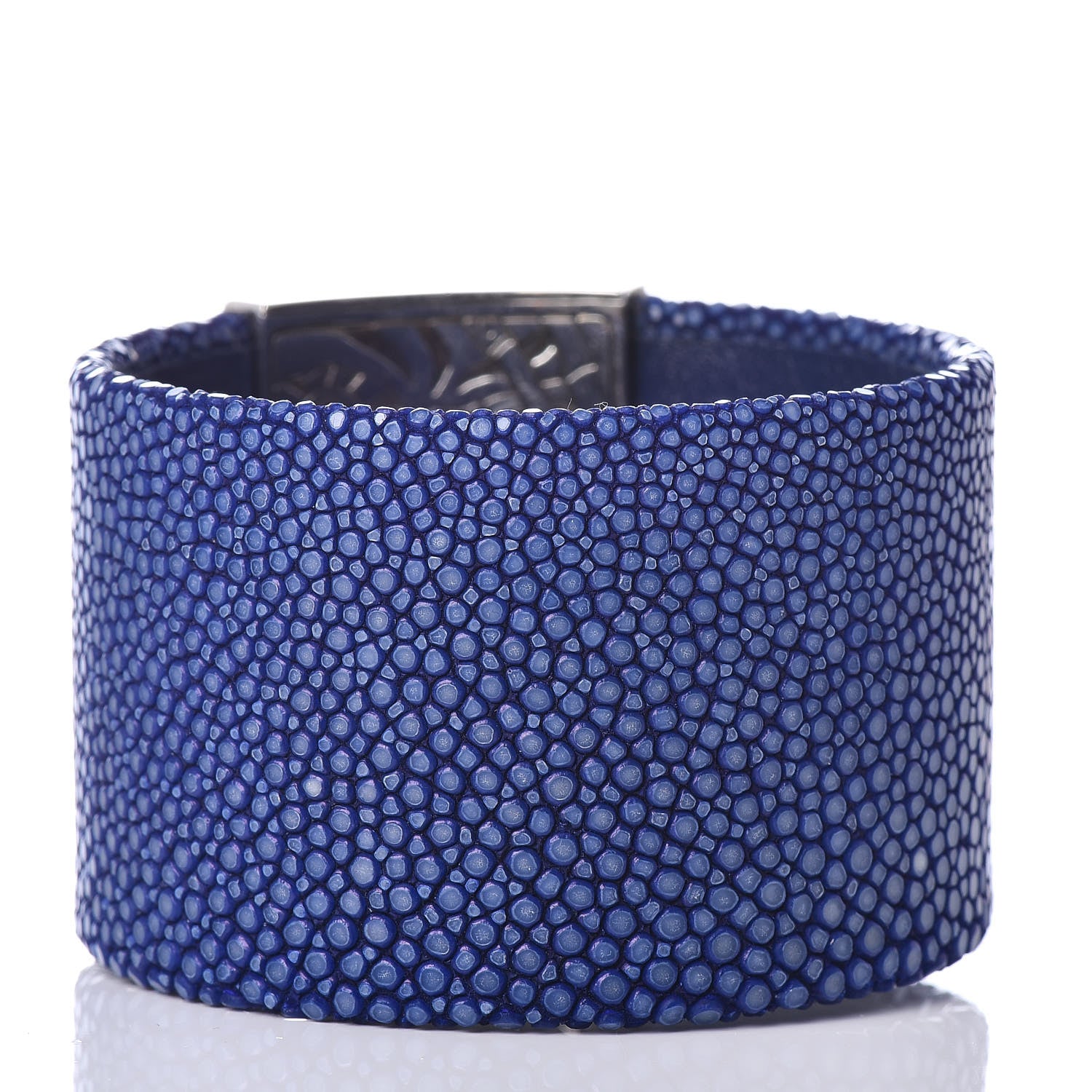 John Hardy Sterling Silver Blue Stone Stingray Macan Cuff Bracelet Blue 3 of 5