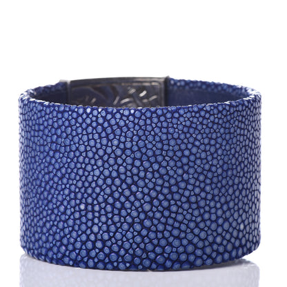 John Hardy Sterling Silver Blue Stone Stingray Macan Cuff Bracelet Blue 3 of 5