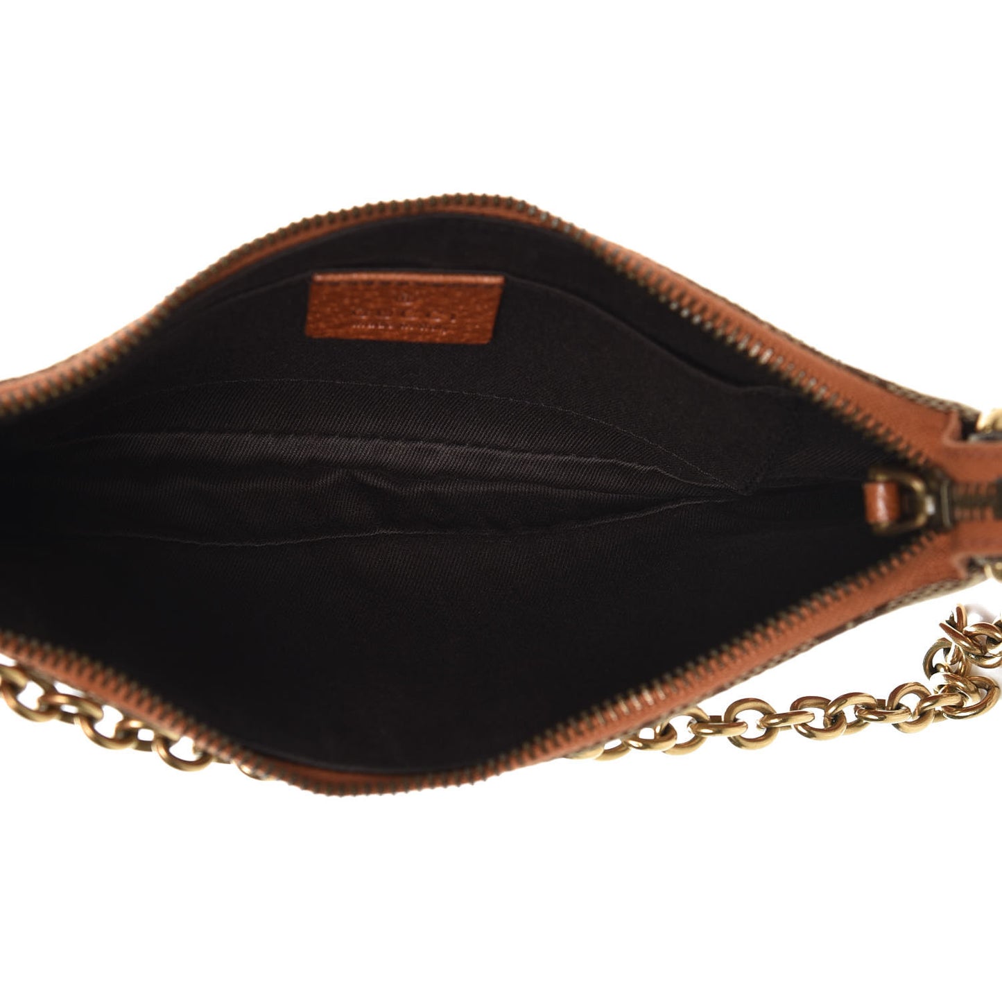 Monogram Horsebit Nail Chain Pochette Orange