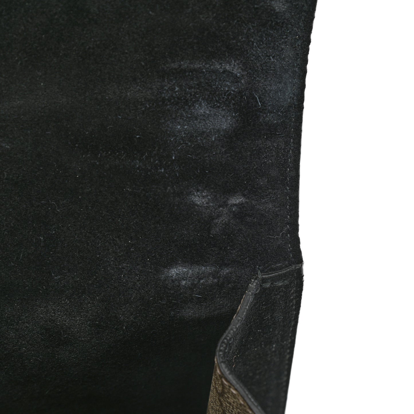 GG Supreme Monogram Medium Dionysus Shoulder Bag Black