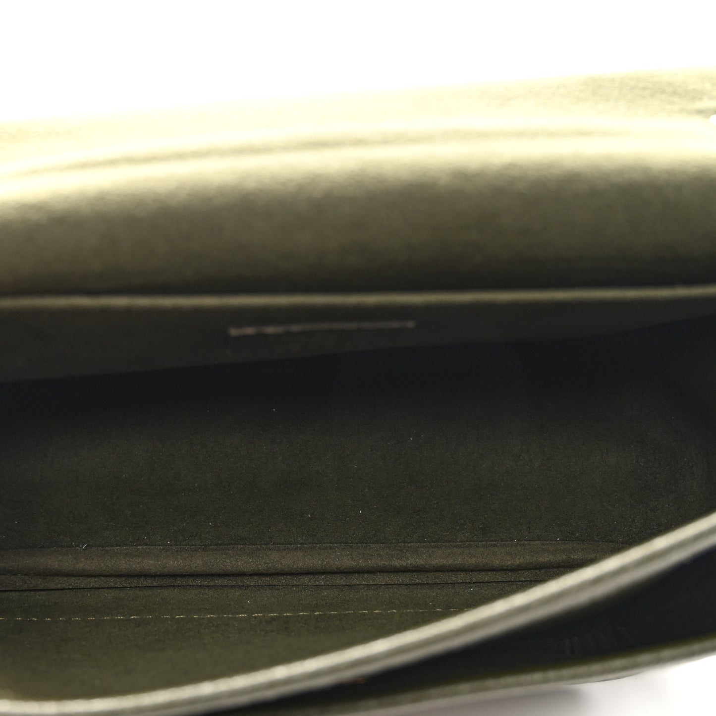 Grained Calfskin Lockme Chain Bag PM Kaki