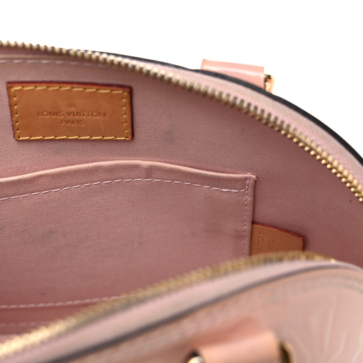 Louis Vuitton Vernis Alma BB Rose Ballerine 13 of 20