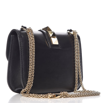 Valentino Garavani Vitello Small Glam Lock Rockstud Flap Black 3 of 12