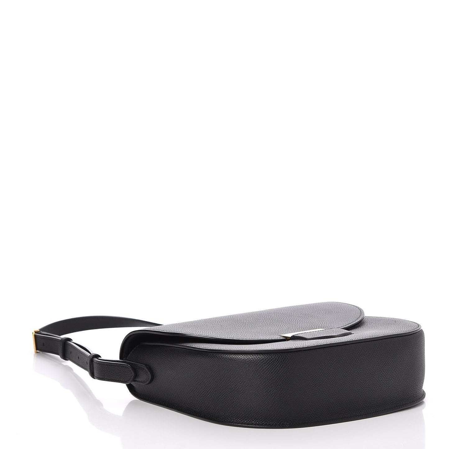Grained Calfskin Medium Trotteur Black