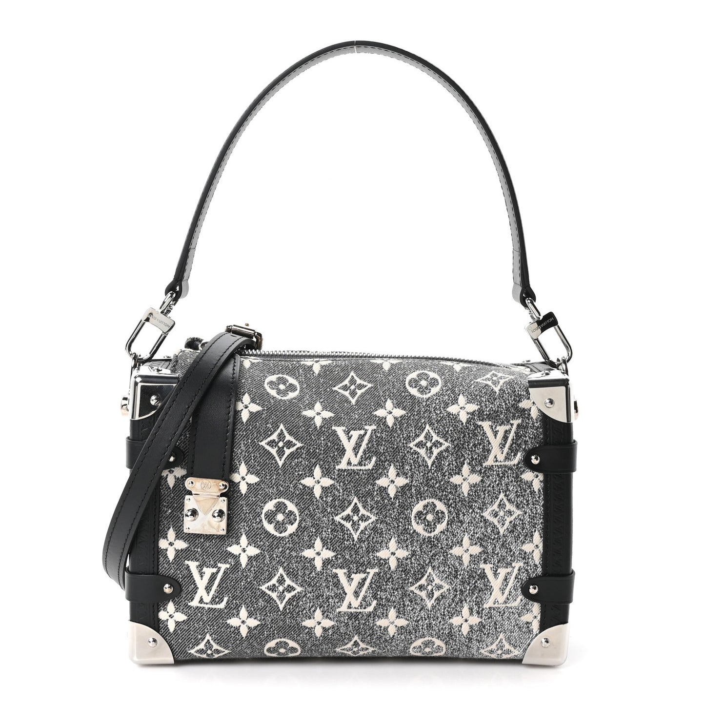 Monogram Jacquard Denim Side Trunk Grey