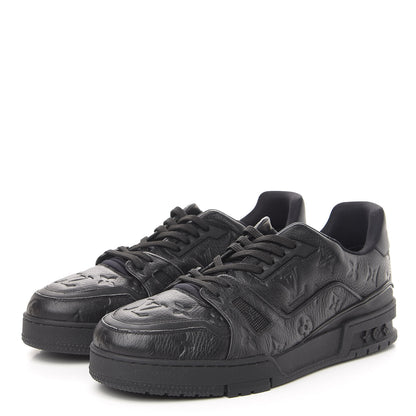 Louis Vuitton Empreinte LV Trainer Sneaker 9.5 Black 3 of 10