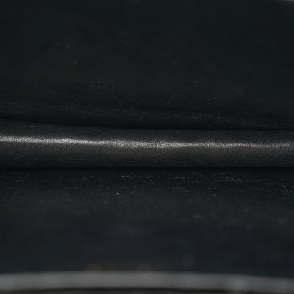 Celine Snakeskin Medium Classic Box Flap Bag Black 5 of 13