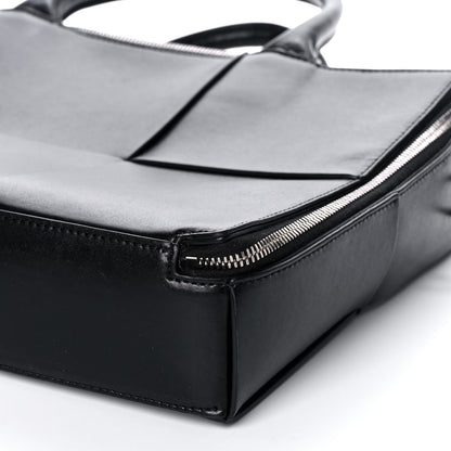 Bottega Veneta Calfskin Maxi Intrecciato Arco Briefcase Black 7 of 11