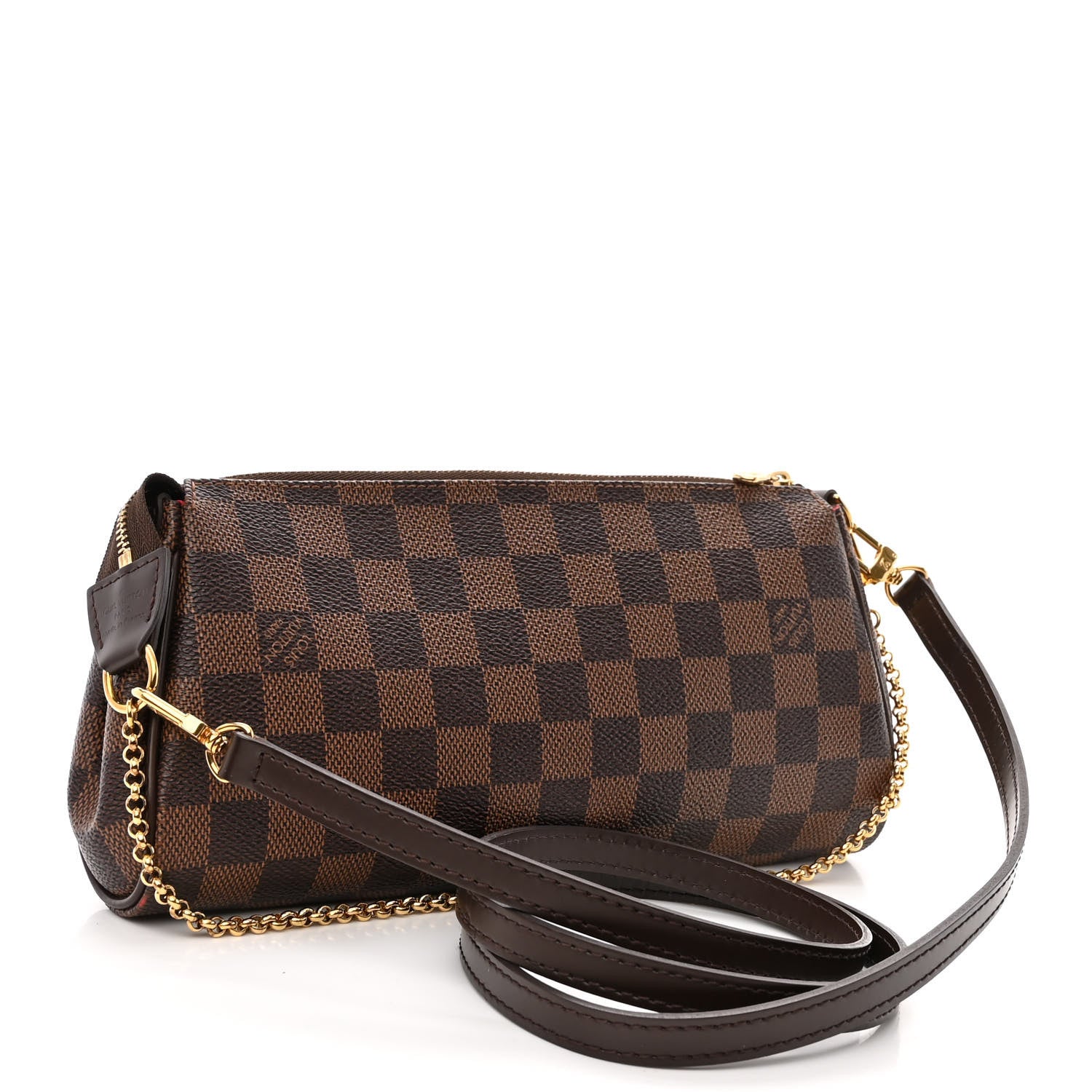 Louis Vuitton Damier Ebene Eva Clutch 3 of 10